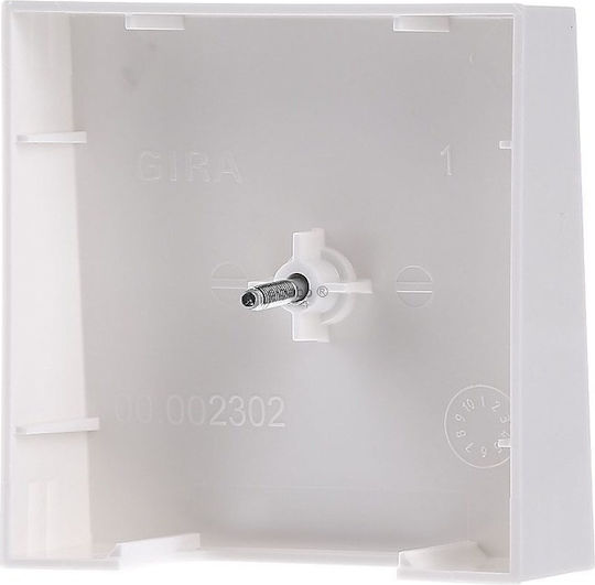 Switch Frame Gira 027403 Cover Cord Conductor + Vdo System 55 Pure White