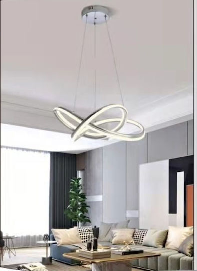 Universo Illuminazione LED Lumini Suspendate Argintii 50x11 cm Universo Illuminazione LED Lumini Suspendate Argintii 50x11 cm