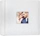 Wedding Photo Album Clarissa White 32x32cm 100 Pages White Rice Paper Cover with Window Photo