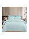 Astron Italy Chiara Super-Double Bed Sheets Set 245x260cm Petrol 4 Pieces