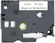 Brother Label Maker Tape in Black Colour Compatible with Brother TZe/TZ