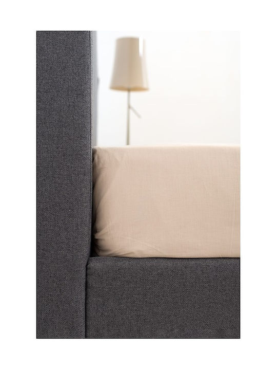 Biokarpet Σεντόνι Home View Λάστιχο Natural-μονό 120x200cm +35cm