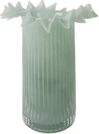 Vază Froufrou Matcha Sticlă Opalină H 26 Cm Ø 17,5 Cm
