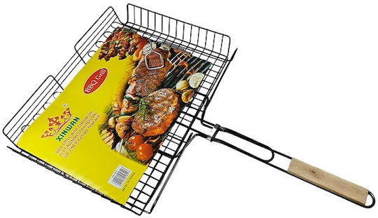 Inox Grillrost Für Fisch 68x43cm