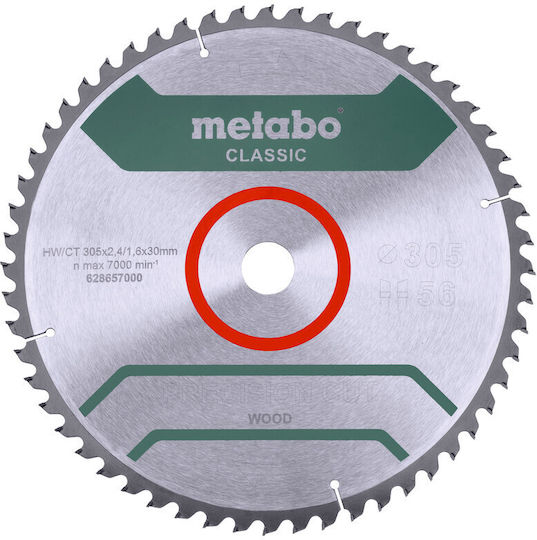 Metabo Cut Classic Circular Cutting Disc for Wood with 56 Teeth 305mm