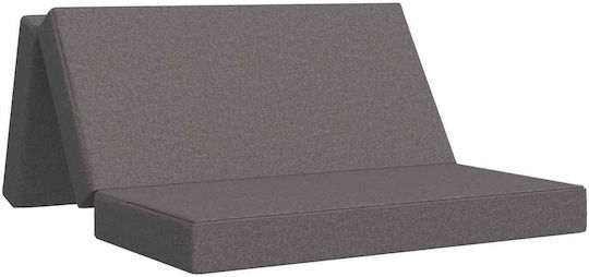 Fotoliu Puf Polimorfic Canapea Gri Deschis 160x67x45cm