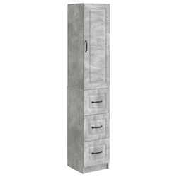 vidaXL Badezimmer-Säule Boden M33xB34.5xH87cm Grau