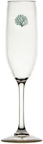 Marine Business Tritan Set of Plastic Champagne Glasses Goblet 6 Pieces