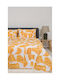 Biokarpet Home Nordic 855 Malmo Gold Coverlet Single 160x240 cm