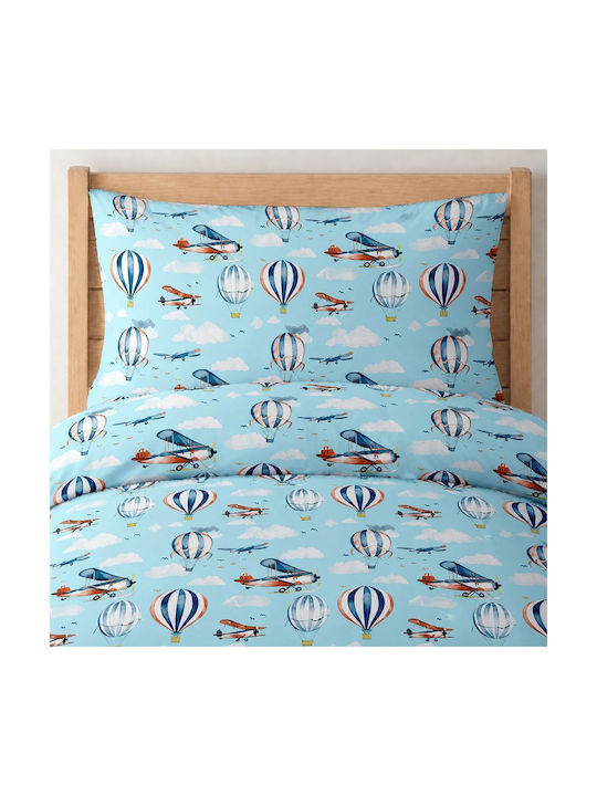Astron Italy Single Cotton Sheets Set Plane 170...