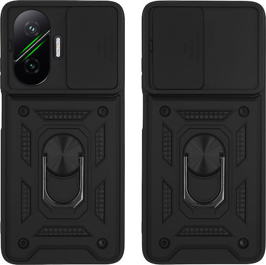 Θήκη Ring Armor Campro Sonique Xiaomi Poco F7 5g Μαύρο
