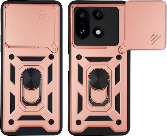 Sonique Ring Armor Campro Handyhülle Für Oneplus Oneplus 15 5G Rose Gold