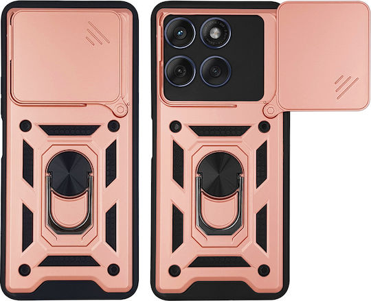 Ring Armor Campro Sonique Mobile Phone Case Motorola Edge 60 Fusion 5g Rose Gold