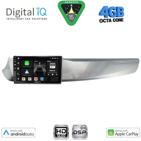 Digital IQ Ηχοσύστημα Αυτοκινήτου για Alfa Romeo Giulietta 2010-2014 (Bluetooth/USB/WiFi/GPS/Apple-Carplay/Android-Auto) με Οθόνη Αφής 9"