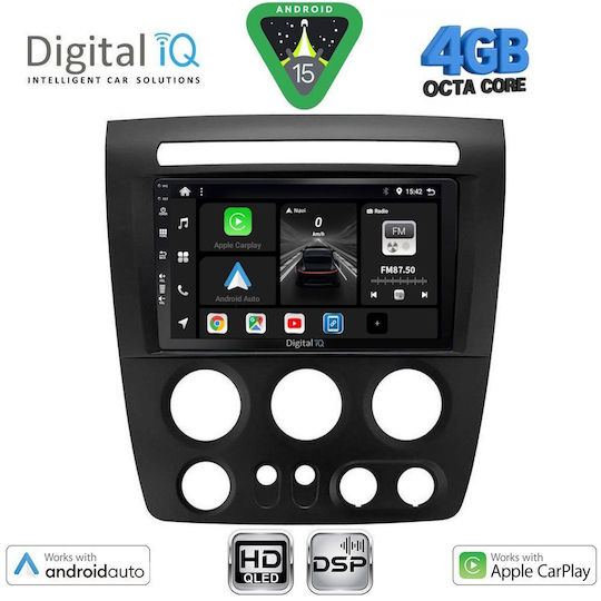Digital IQ Ηχοσύστημα Αυτοκινήτου Hummer H3 2005-2009 (Bluetooth/USB/WiFi/GPS/Apple-Carplay/Android-Auto) με Οθόνη Αφής 9"