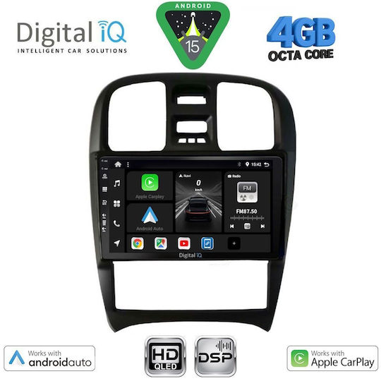 Digital IQ Ηχοσύστημα Αυτοκινήτου για Hyundai Sonata 2000-2006 (Bluetooth/USB/WiFi/GPS/Apple-Carplay/Android-Auto) με Οθόνη Αφής 9"