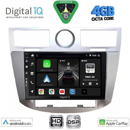Digital IQ Ηχοσύστημα Αυτοκινήτου Chrysler Sebring 2008-2010 (Bluetooth/USB/WiFi/GPS/Apple-Carplay/Android-Auto) με Οθόνη Αφής 9"