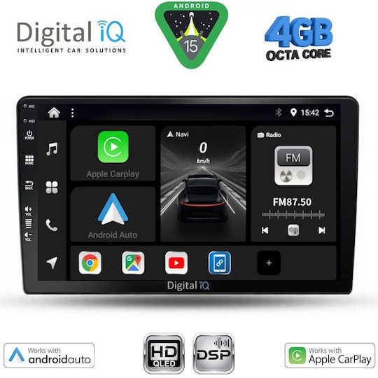 Digital IQ Ηχοσύστημα Αυτοκινήτου για Kia Ceed 2006-2009 (Bluetooth/USB/WiFi/GPS/Apple-Carplay/Android-Auto) με Οθόνη Αφής 9"