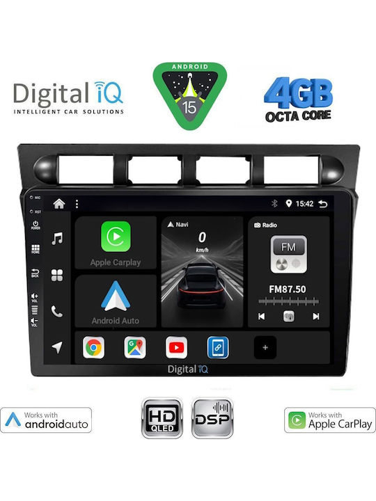 Digital IQ Car Audio System for Kia Picanto 2004-2008 Bluetooth USB WiFi GPS Apple CarPlay Android Auto with 9" Touch Screen