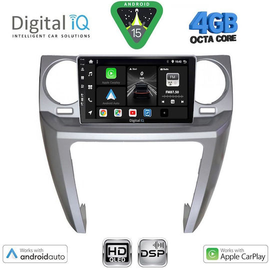 Digital IQ Car Audio System for Land Rover Discovery 2004-2009 Bluetooth USB WiFi GPS Apple CarPlay Android Auto with 9" Touch Screen