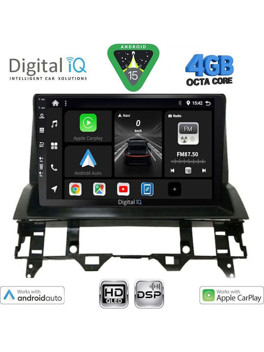 Digital IQ Car Audio System for Mazda 6 2002-2008 Bluetooth USB WiFi GPS Apple CarPlay Android Auto with 10" Touch Screen