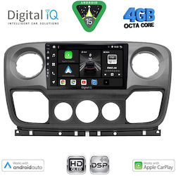 Digital IQ Ηχοσύστημα για Opel Movano Renault Master Nissan NV400 2010-2020 με Bluetooth, USB & GPS