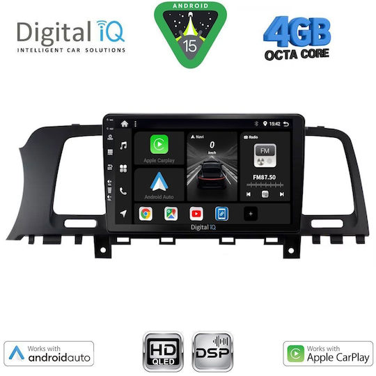 Digital IQ Car Audio System for Nissan Murano 2007-2014 Bluetooth USB WiFi GPS Apple CarPlay Android Auto with 9" Touch Screen