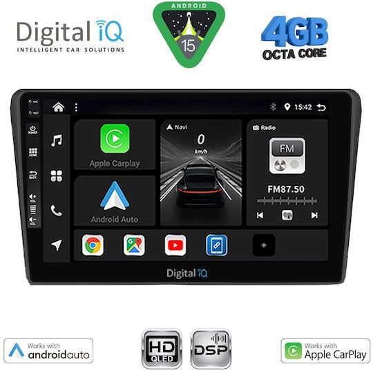 Digital IQ Ηχοσύστημα Αυτοκινήτου για Toyota Avensis 2003-2009 (Bluetooth/USB/WiFi/GPS/Apple-Carplay/Android-Auto) με Οθόνη Αφής 9"