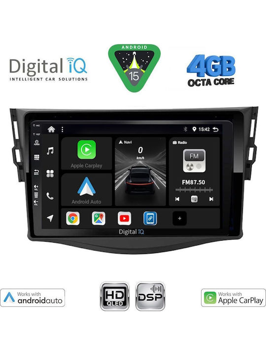 Digital IQ Car Audio System for Toyota RAV 4 2006-2012 (Bluetooth/USB/WiFi/GPS/Apple CarPlay/Android Auto) with 9" Touch Screen