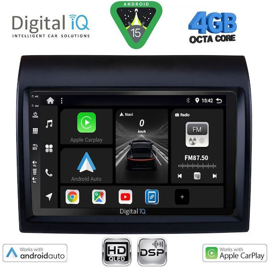 Digital IQ Ηχοσύστημα Αυτοκινήτου για Peugeot Boxer Fiat Ducato Citroen Jumper 2011-2021 (Bluetooth/USB/WiFi/GPS/Apple-Carplay/Android-Auto) με Οθόνη Αφής 9"