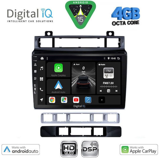 Digital IQ Car Audio System for Volkswagen Touareg 2011-2018 Bluetooth USB WiFi GPS Apple CarPlay Android Auto with 9" Touch Screen