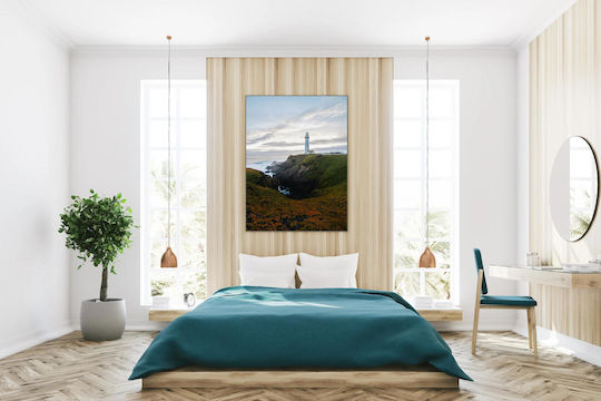 Панел Lighthouse На Скален Бряг Фар Една Скала 70x100