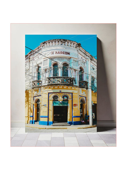 Πίνακας Colorful Historical Building Πολύχρωμο Ιστορικό Κτήριο 70x100
