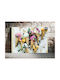Painting Colorful Ice Cream Cones Berries Flowers Multicolored Ice Cream Cones Berries Flowers 150x100