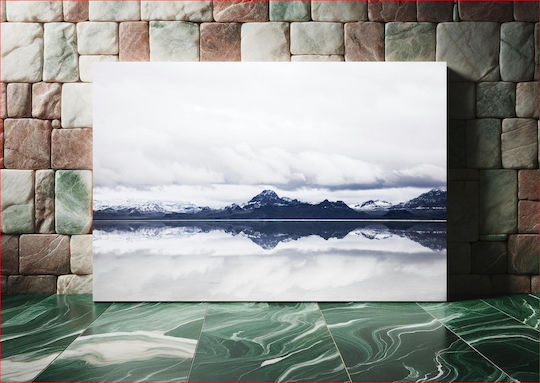 iLovePrints Serene Mountain Reflection Gemälde 150x100