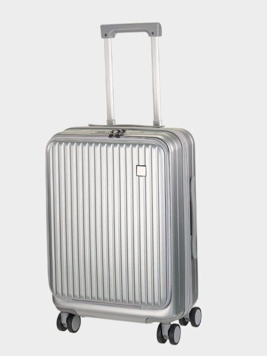 RCM Cabin Travel Suitcase Silver Height 50cm