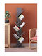 Bücherregal Grau 130x35x20cm