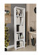 Bibliotecă Albă 37.1x20x169cm