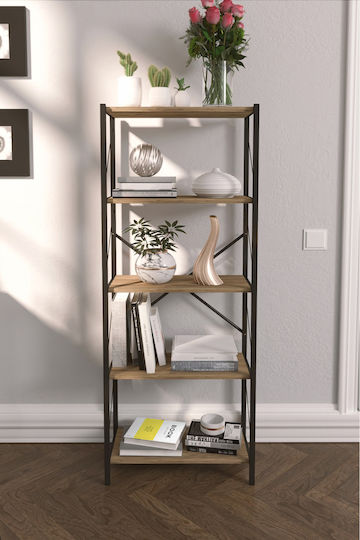 SteweHome Bücherregal Braun 150x30x150cm