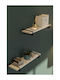 Wall Shelves White 2 Pieces 50x16x7cm
