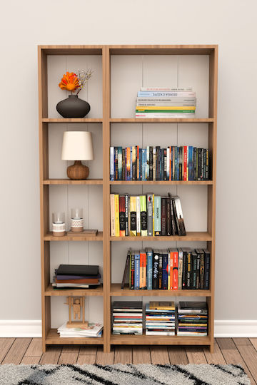 Bücherregal Gold 93x20x169cm