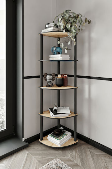 Eck Bücherregal Braun 34x34x34cm