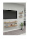 Brown Wall Shelves 4 Pieces 100x15x15cm