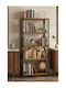 White Bookcase 52x25x150cm