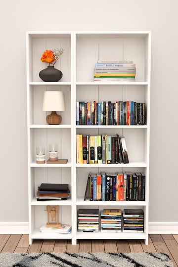 Bücherregal Gold 93x20x169cm