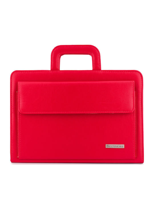 Biwuar Toiletry Bag Briefcase Organizer Salesperson Stylish Red Beltimore I69