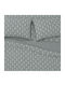 Astron Italy Vivian Bed Sheet Set With 2 Pillowcases Double With Rubber Hugger 175x260cm Grey 3 Pieces