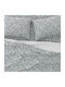 Astron Italy Emily Bed Sheet Set With 2 Pillowcases Double With Rubber Hugger 175x260cm Gray 3 Pieces