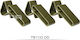 General Purpose Belt Clip Set 3 Pcs Fma Foliage Green