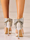 Heels With Low Silver Heel